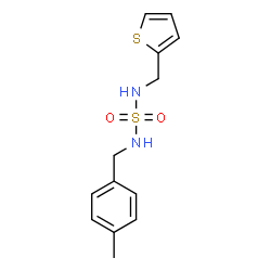 N-(4-METHYLBENZYL)-N'-(2-THIENYLMETHYL)SULFAMIDE Structure