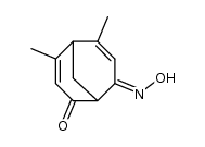 4,6-dimethylbicyclo[3.3.1]nona-3,6-diene-2,8-dione 2-oxime Structure