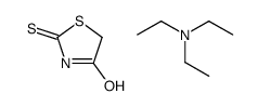 N,N-diethylethanamine,2-sulfanylidene-1,3-thiazolidin-4-one Structure