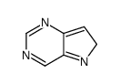 6H-Pyrrolo[3,2-d]pyrimidine (8CI)结构式