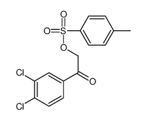 [2-(3,4-dichlorophenyl)-2-oxoethyl] 4-methylbenzenesulfonate结构式