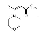 3-MORPHOLIN-4-YL-BUT-2-ENOIC ACID ETHYL ESTER Structure