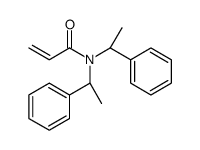 N,N-bis[(1R)-1-phenylethyl]prop-2-enamide结构式