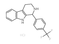 1-[4-(trifluoromethyl)phenyl]-2,3,4,9-tetrahydro-1H-beta-carboline hydrochloride结构式