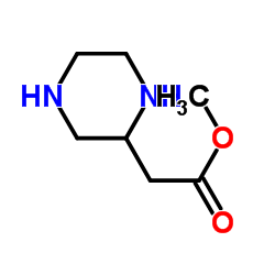 哌嗪-2-乙酸甲酯结构式