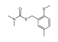 S-(2-Methylthio-5-methylbenzyl)-N,N'-dimethylthiolcarbamat结构式