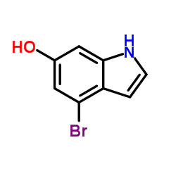 4-溴-6-羟基吲哚结构式