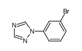 1-(3-bromophenyl)-1H-1,2,4-triazole结构式