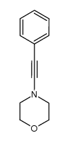 1-(morpholino)-2-phenylacetylene结构式