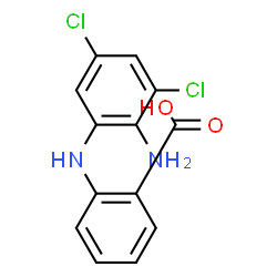 Benzoic acid,2-[(2-amino-3,5-dichlorophenyl)amino]-结构式