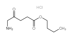 5-AMINO-4-OXOPENTANOIC ACID BUTYL ESTER HYDROCHLORIDE structure