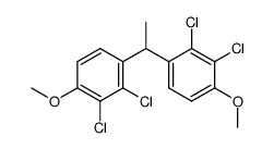 1,1'-Ethylidenebis[2,3-dichloro-4-Methoxy-benzene结构式