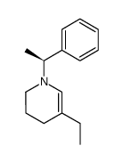 5-Ethyl-1-((S)-1-phenyl-ethyl)-1,2,3,4-tetrahydro-pyridine Structure