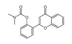 [2-(4-oxochromen-2-yl)phenyl] N,N-dimethylcarbamate结构式