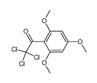 2,2,2-trichloro-1-(2,4,6-trimethoxy-phenyl)-ethanone Structure