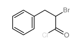 2-bromo-3-phenyl-propanoyl chloride结构式