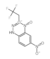 2,4-dinitro-N-(3,3,3-trifluoropropylideneamino)aniline结构式