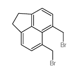Acenaphthene, 5,6-bis(bromomethyl)-结构式