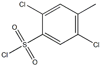 Benzenesulfonyl chloride, 2,5-dichloro-4-methyl- Structure