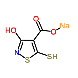 2,3-Dihydro-5-mercapto-3-oxo-4-isothiazolecarboxylic acid sodium salt (1:1) picture