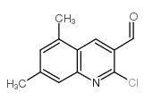 2-Chloro-5,7-dimethylquinoline-3-carboxaldehyde Structure