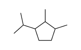 1-Isopropyl-2,3-dimethylcyclopentane结构式