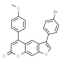 3-(4-bromophenyl)-5-(4-methoxyphenyl)furo[3,2-g]chromen-7-one picture