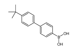 [4'-(2-Methyl-2-propanyl)-4-biphenylyl]boronic acid Structure