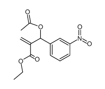 ethyl 2-(acetoxy(3-nitrophenyl)methyl)acrylate Structure