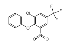 1-chloro-3-nitro-2-phenoxy-5-(trifluoromethyl)benzene Structure