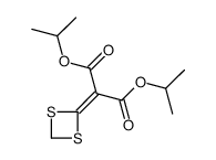 dipropan-2-yl 2-(1,3-dithietan-2-ylidene)propanedioate结构式