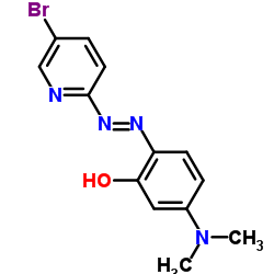 2-(5-bromo-2- pyridylazo)-5-dimethylaminophenol Structure