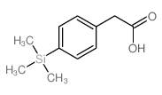 2-(4-trimethylsilylphenyl)acetic acid structure