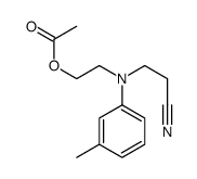 3-[[2-(乙酰氧)乙基](3-甲基苯基)氨基]-丙腈结构式