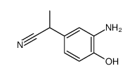 Benzeneacetonitrile,3-amino-4-hydroxy--alpha--methyl- picture