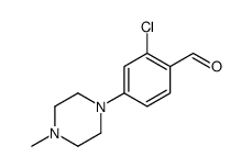 2-Chloro-4-(4-Methylpiperazino)benzaldehyde Structure