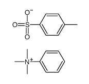 N,N,N-trimethylanilinium toluene-p-sulphonate Structure