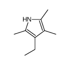 3-ethyl-2,4,5-trimethyl-1H-pyrrole结构式