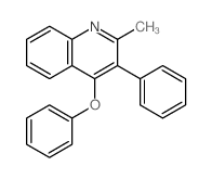 Quinoline,2-methyl-4-phenoxy-3-phenyl- Structure