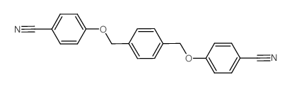 4-[[4-[(4-cyanophenoxy)methyl]phenyl]methoxy]benzonitrile结构式