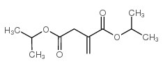 Butanedioic acid,2-methylene-, 1,4-bis(1-methylethyl) ester结构式