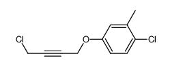 1-(3'-Methyl-4'-chlor)-phenyloxy-4-chlor-2-butin结构式