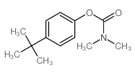 (4-tert-butylphenyl) N,N-dimethylcarbamate结构式