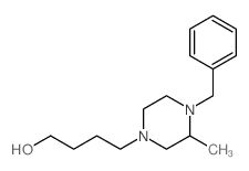 1-Piperazinebutanol,3-methyl-4-(phenylmethyl)-结构式