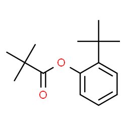 2,2-Dimethylpropionic acid 2-tert-butylphenyl ester Structure