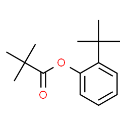 2,2-Dimethylpropionic acid 2-tert-butylphenyl ester structure