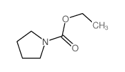 1-Pyrrolidinecarboxylicacid, ethyl ester Structure