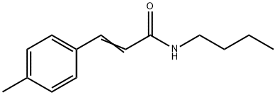 N-Butyl-3-(4-methylphenyl)propenamide结构式