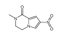 2-methyl-7-nitro-3,4-dihydropyrrolo[1,2-a]pyrazin-1-one Structure