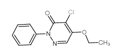 4-Chloro-5-ethoxy-2-phenyl-3(2H)-pyridazinone structure